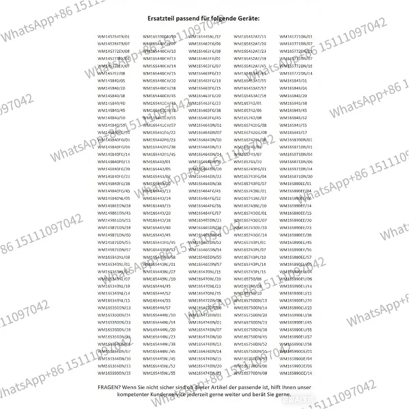 Фото Ручка дверцы, подходящая для стиральных машин Bosch Siemens Neff Balay Constructa 75178900751789, серебристо-белая, усиленная конструкция. №4