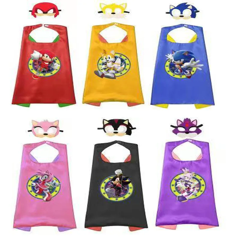 Sonic Tails Shadow Blaze Knuckles аниме накидка одежда плащ детский костюм аксессуары