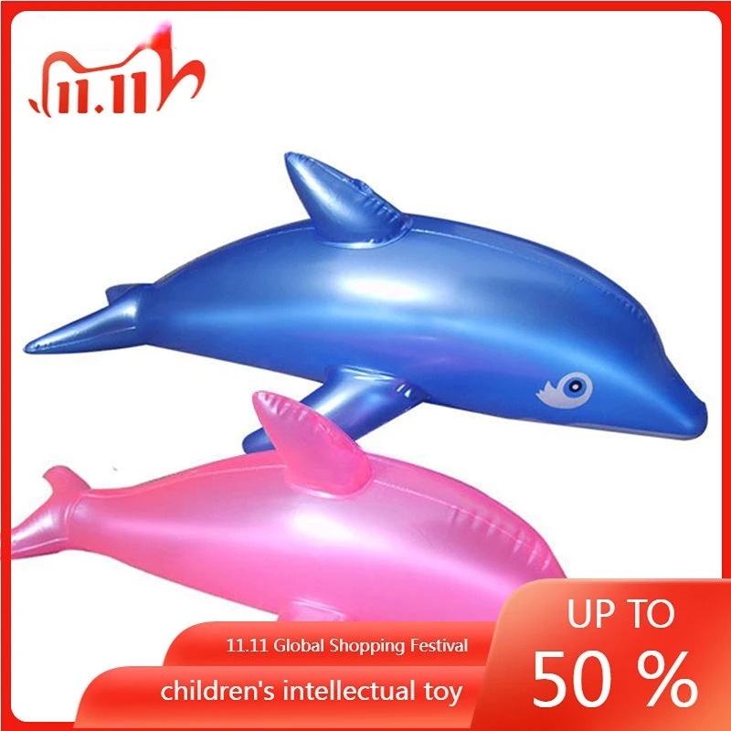 

1 шт., игрушка-дельфин из ПВХ, 51 х20 см