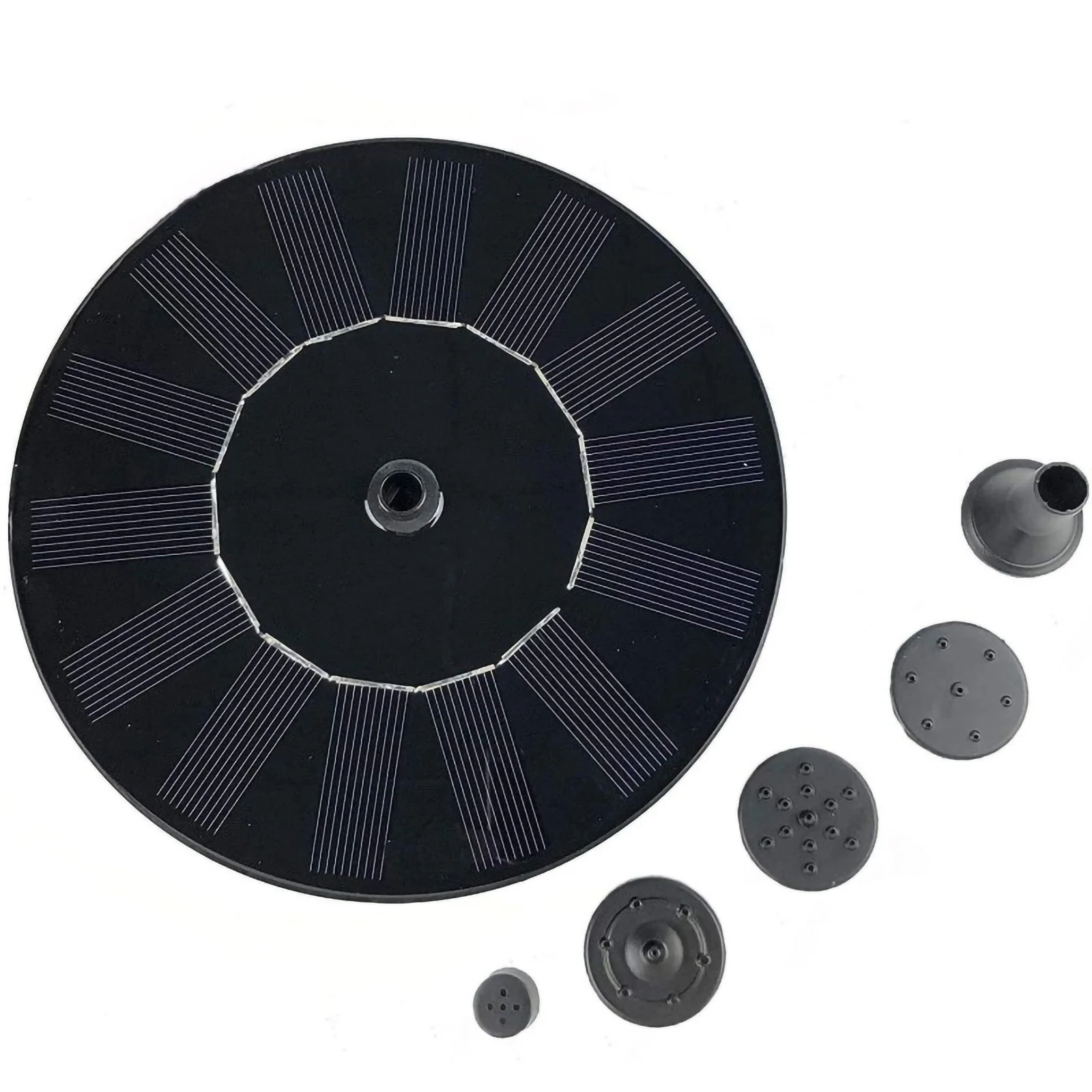 

Floating Solar Powered Water Pump Compact With 4 Nozzles Solar Bird Bath Fountain for Garden Backyard Pond Pool Outdoor solar