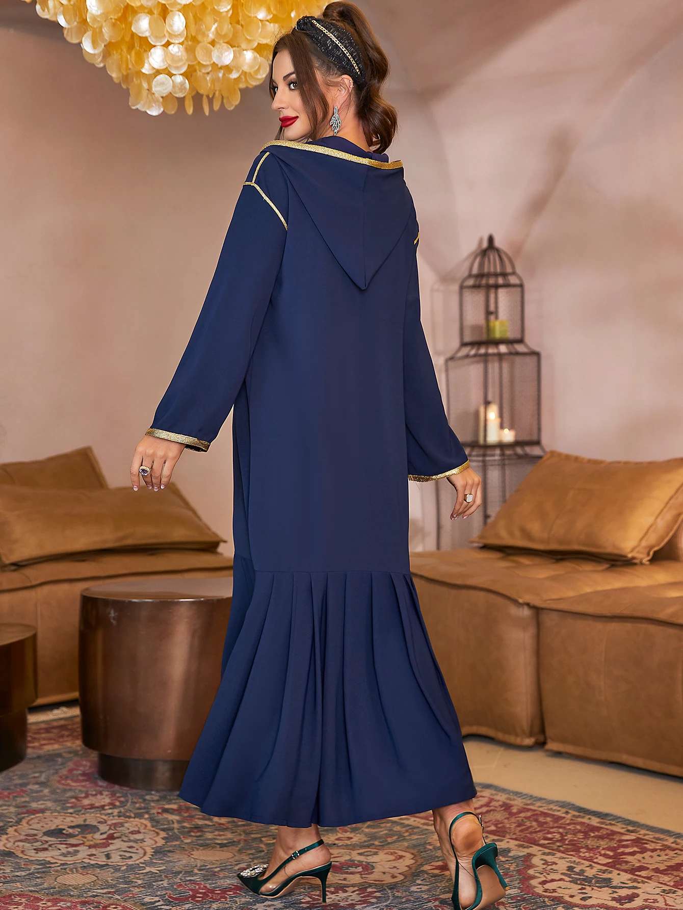 Ramadan Dress Dubai Abaya Femme Musulman Long Dress Modest Islam Turkey African Dresses For Women Moroccan Caftan Evening Kaftan