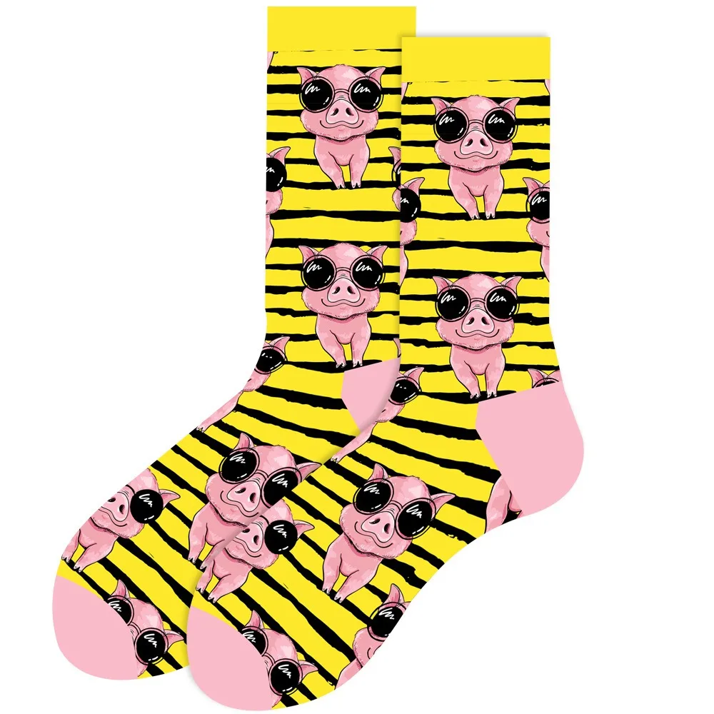 Носки мужские с принтом Happy Socks