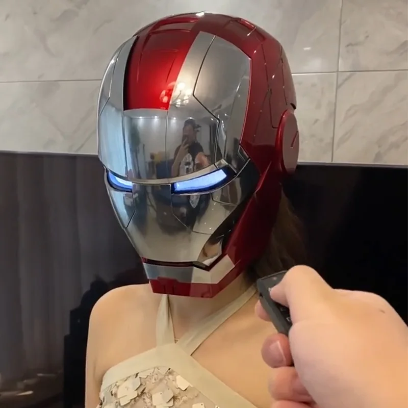Шлем Железный человек Marvel 1:1 Mk5 с голосовым управлением глазами и подсветильник