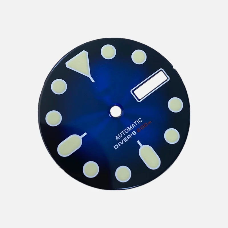

Enamel Yellow Orange Black Blue Dial C3 Luminous Dial 28.5mm for NH35 NH36 Automatic Movement Mechanical Watch Modification Part