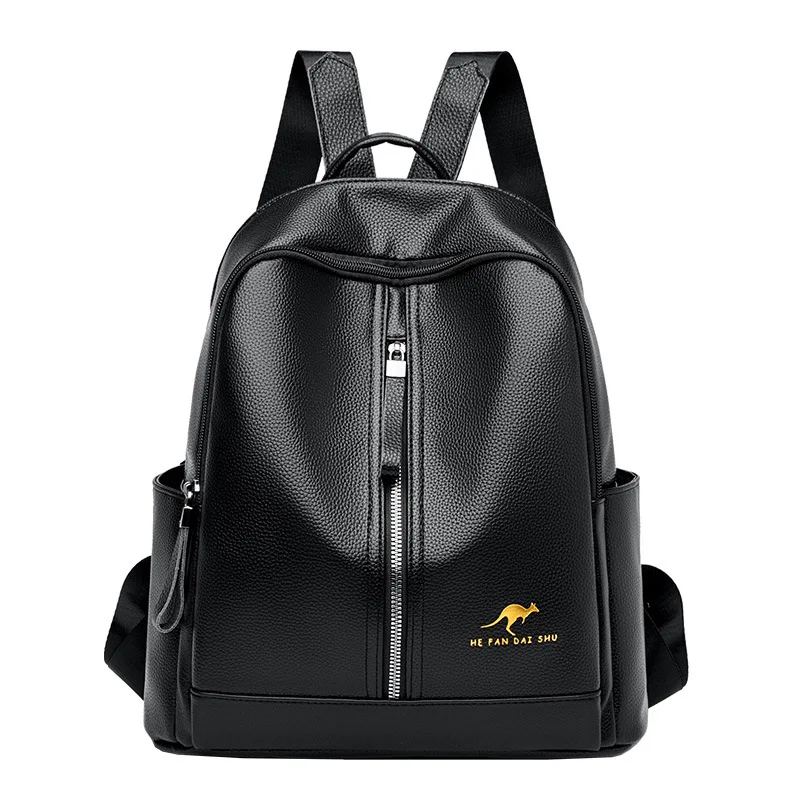 

Women Backpacks 2023 Hot Sale Fashion Casual Bags Ladies Luxury Leather Bookbags Waterproof Female Outdoor Travel Schoolbags New