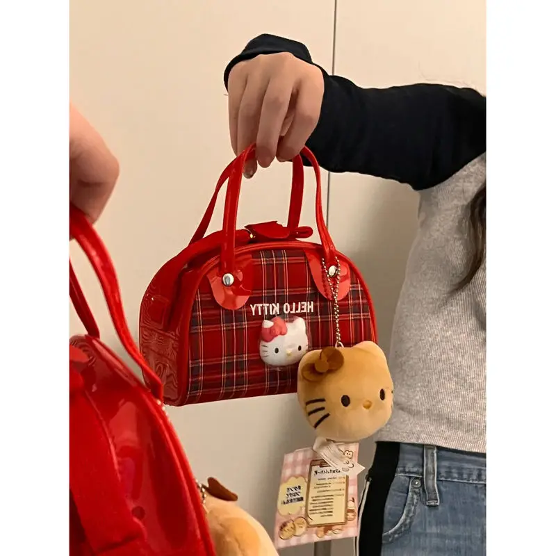 

Новинка Sanrio Kawali Hellokitty Y2K сумка-мессенджер модная трендовая универсальная Аниме подарок другу на день рождения игрушки для девочек