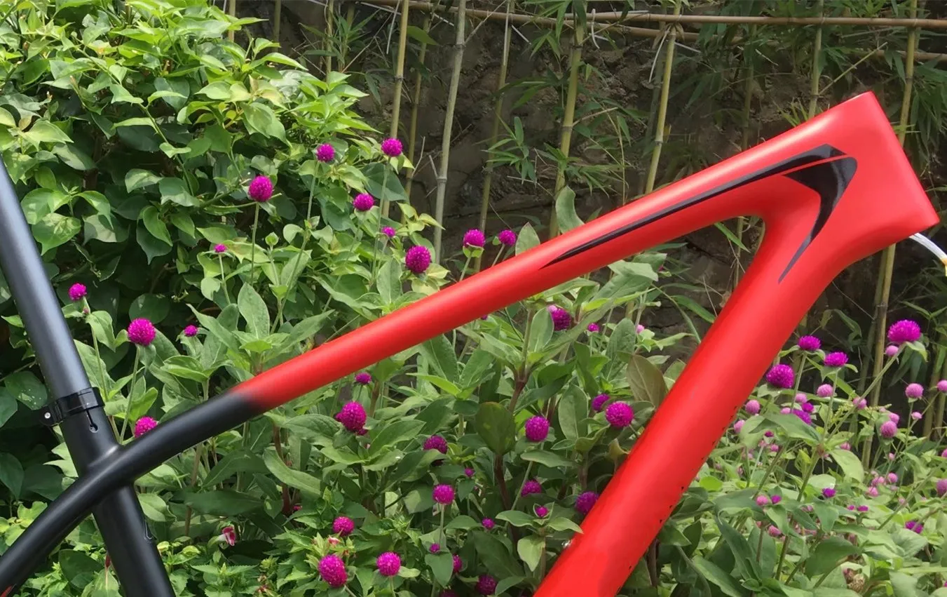 Новая горная рама из углеродного волокна 29er жесткая Задняя для горного