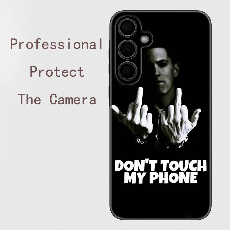 Чехол Rapper Eminem для Samsung A13 A22 A24 A32 4G A25 A34 A35 A52S A53 A54 A55 A73 5G A12 A14 A15 A23 A31 A33 A50 A51