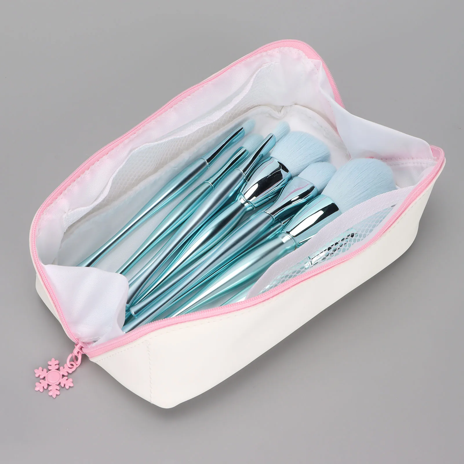 

10 шт. набор кистей для макияжа Профессиональные полные Румяна рассыпчатые кисти для пудры теней для век набор косметических кистей с сумкой для макияжа