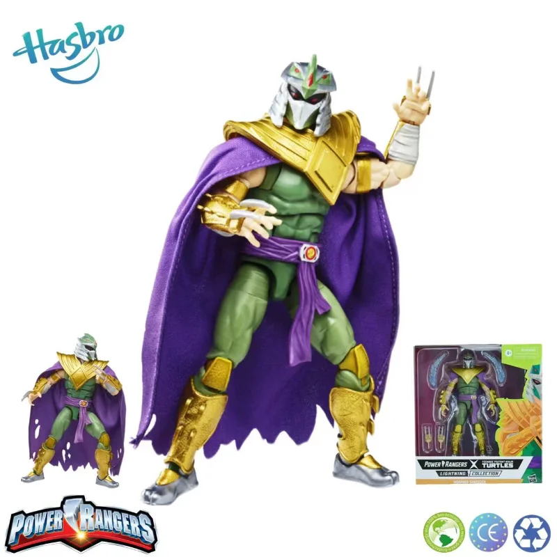 

Hasbro Originele Power Rangers Jointly Teenage Mutant Ninja Turtles 1/12 Green Warrior Shredder Animation Character Model Toys
