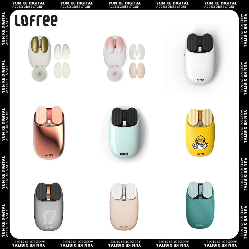 

Lofree Bluetooth Wireless Mouse Calculator Series Air Mini Pc Gaming Mouse for Computer for Laptop Accessories Kit Gamer Dota 2