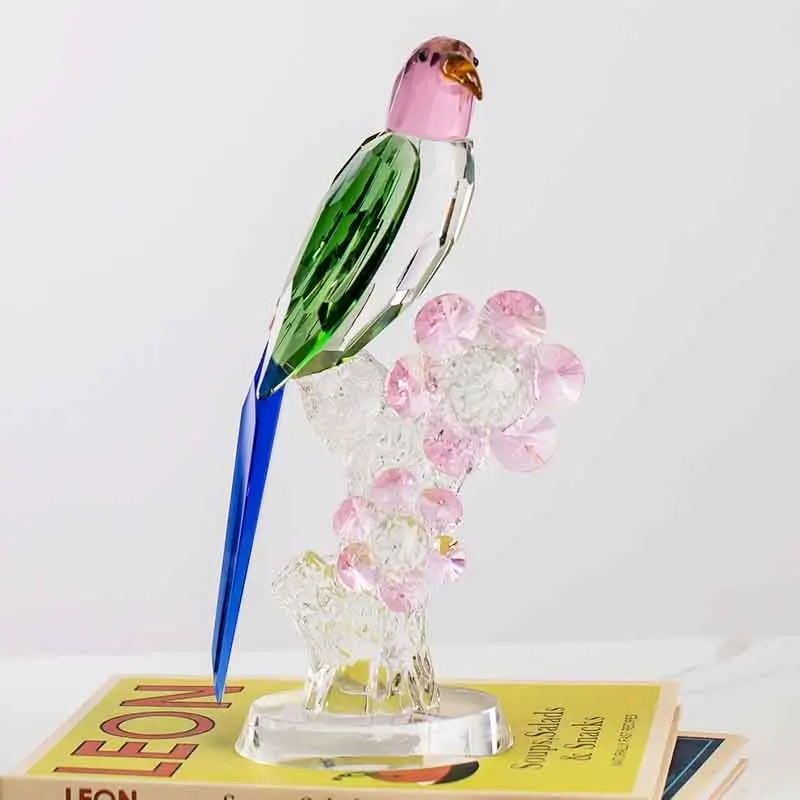 Скульптура из хрусталя украшения для статуй сороки украшение рабочего стола