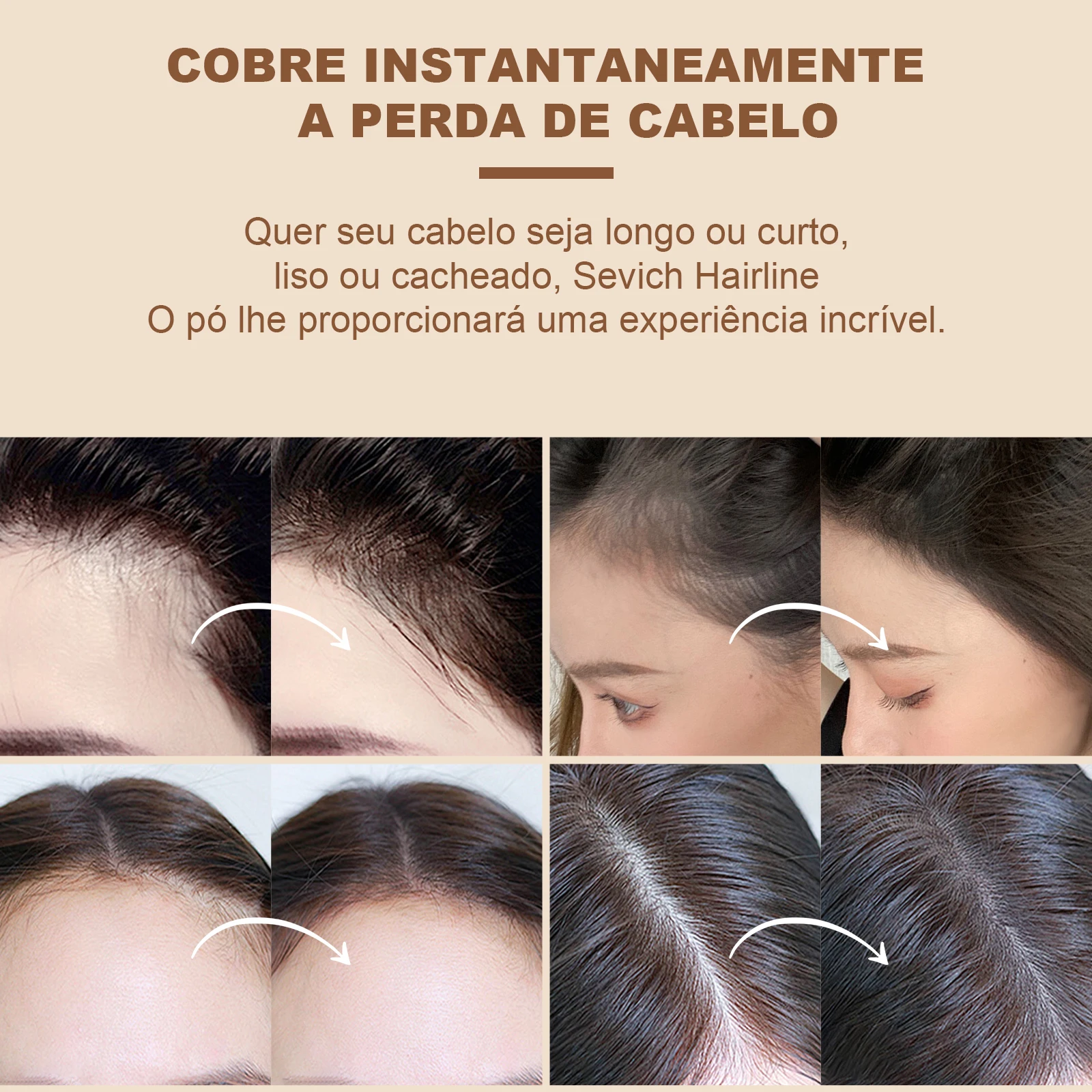 Пудра для волос 100 г с кератином и волокнами