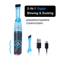 Cordless Vacuum Cleaner & Air Blower 2-in-1, USB Rechargeable Computer Keyboard Air Duster Clean Tool, Replaces Duster Spray Can