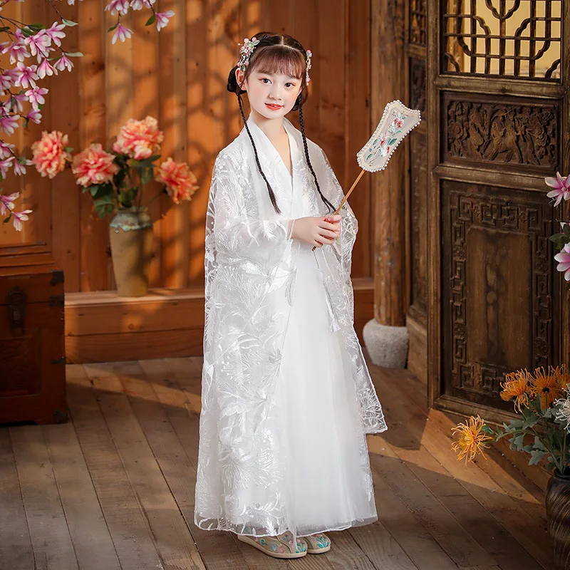 Традиционный костюм принцессы ханьфу в китайском стиле для косплея детские
