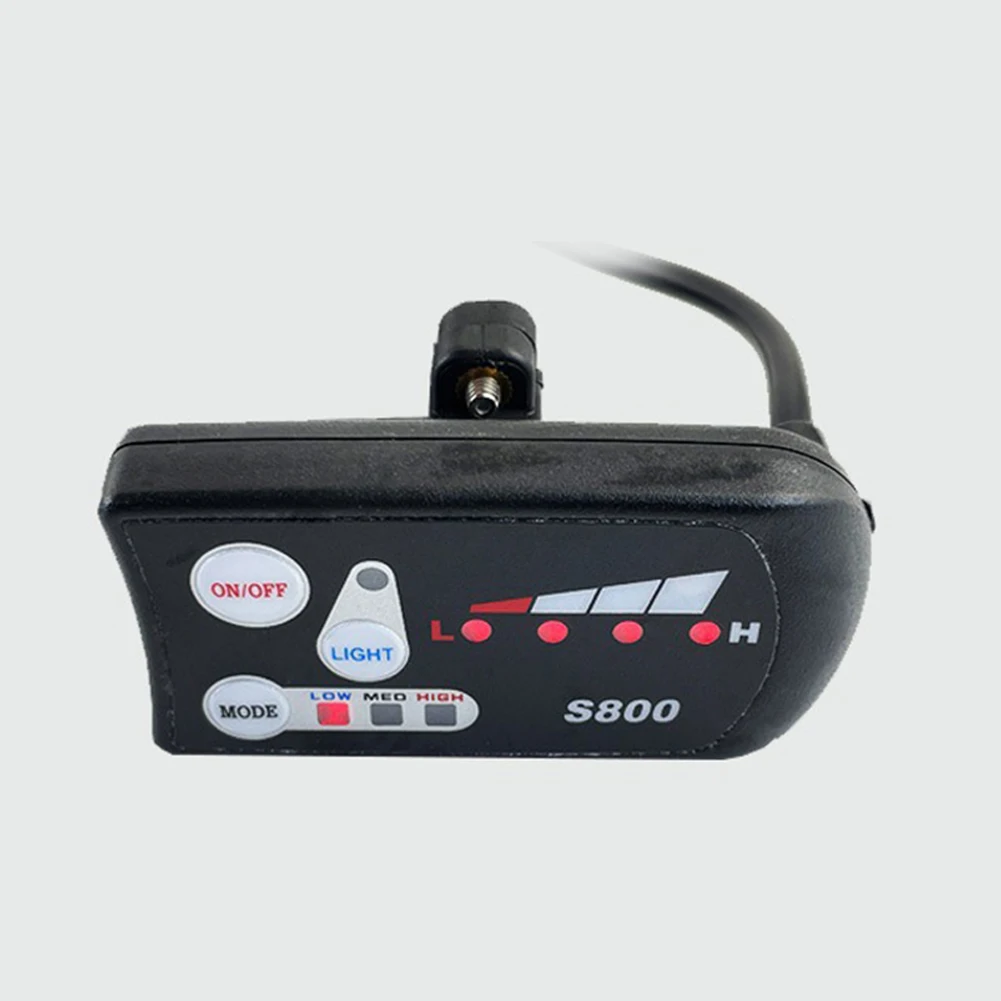 

Electric Bicycle 36V48V S800 LED Control Panel Display For Ebike Waterproof Plug Mountain Road Bike Parts Accessories