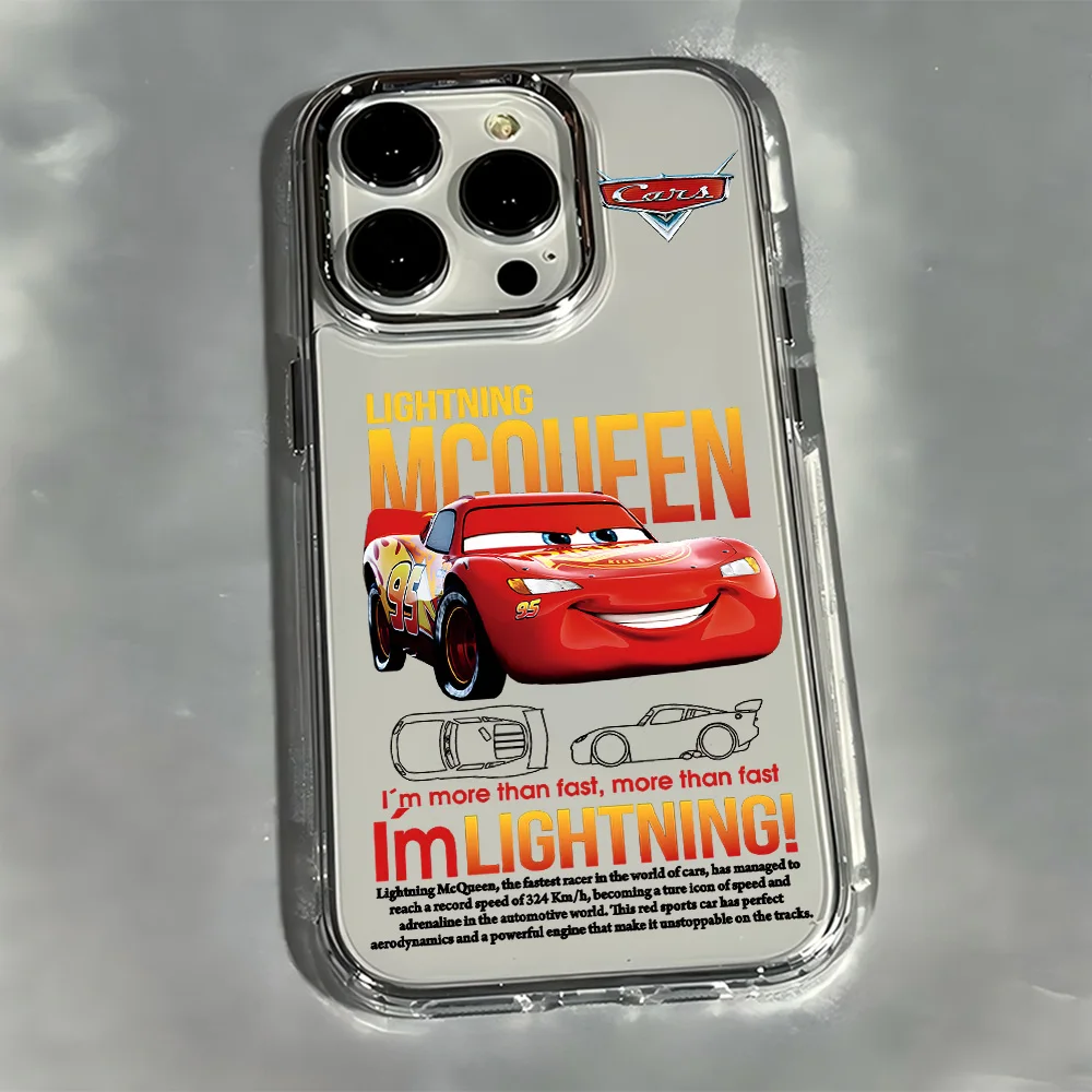 Чехол для телефона Cars L-Lightning M-McQueen для Samsung Galaxy S25 S24 S23 S22 S21 S20 Note20 FE Ultra Edge Plus 4G 5G, прозрачный (art.: 3920d997bd0fa) - 3920d997bd0fa