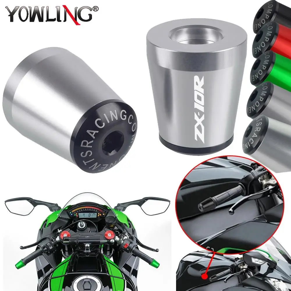 

For Kawasaki ZX-10R ZX10R ZX 10R 2016 2017 2018 2019 2020 2021 Motorcycle Aluminum 7/8" 22MM Handlebar Hand Grips Hand Bar Ends
