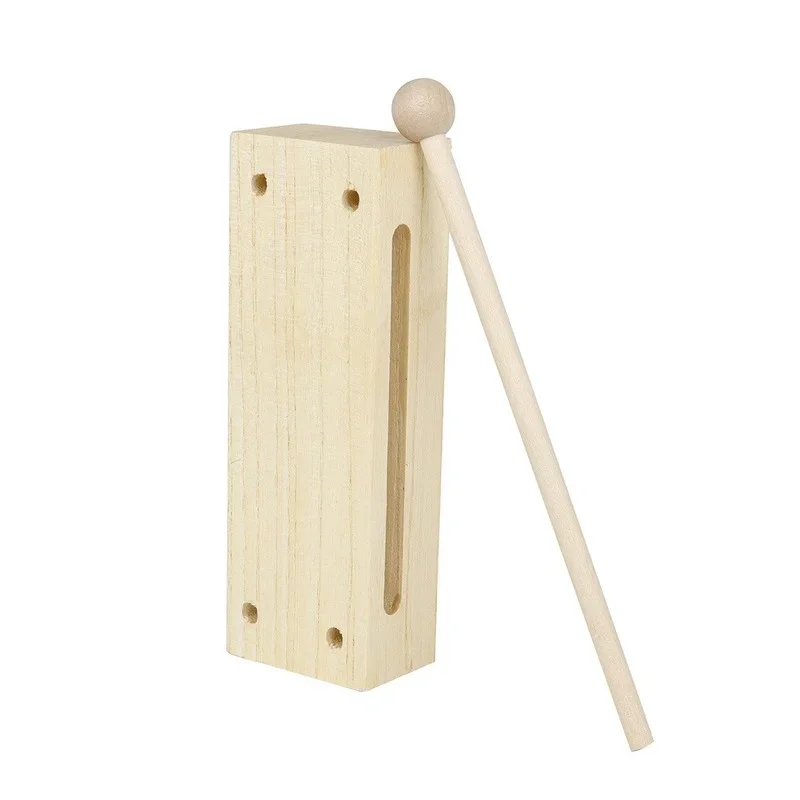 

SY-77 Orff Musical Instruments-Square Dual Tone Clapper Music Teaching Clapper Musical Instrument Early Education Toys