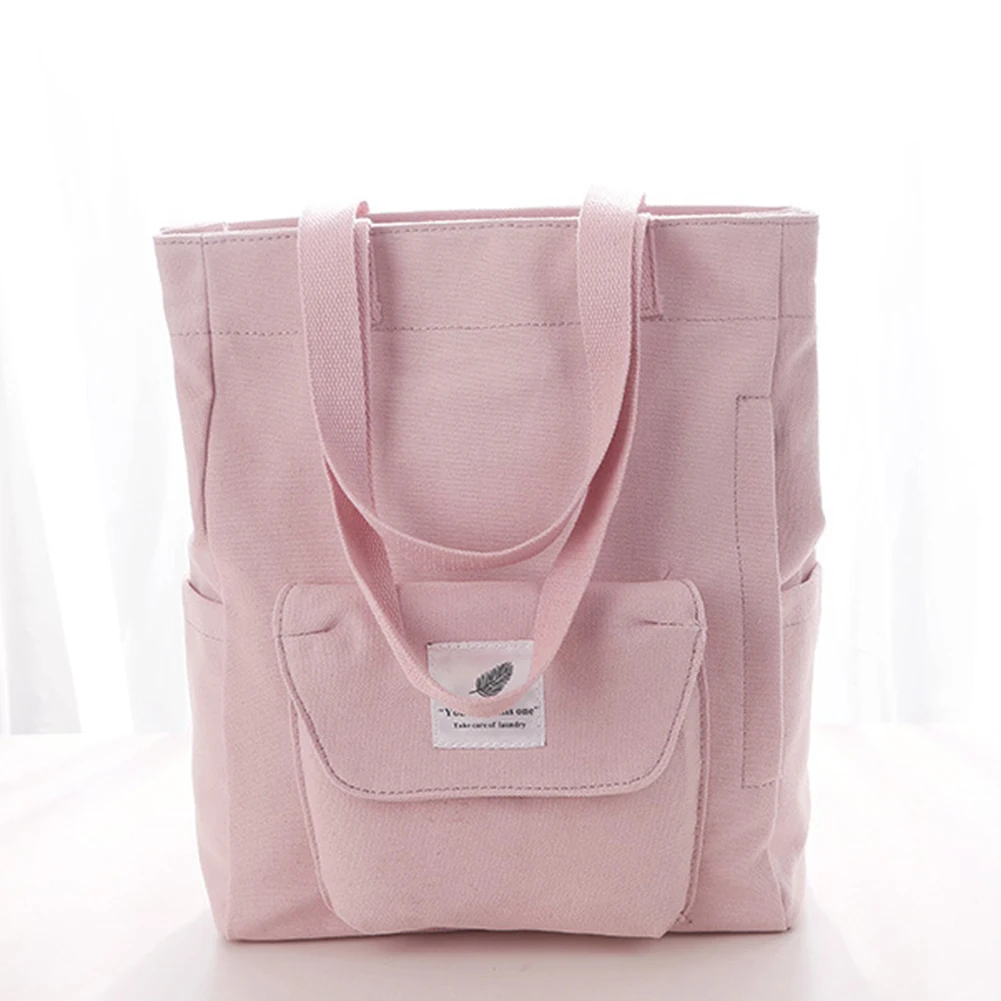 

Японские и корейские холщовые сумки, вместительная сумка для покупок, Женская Студенческая сумка через плечо для книг