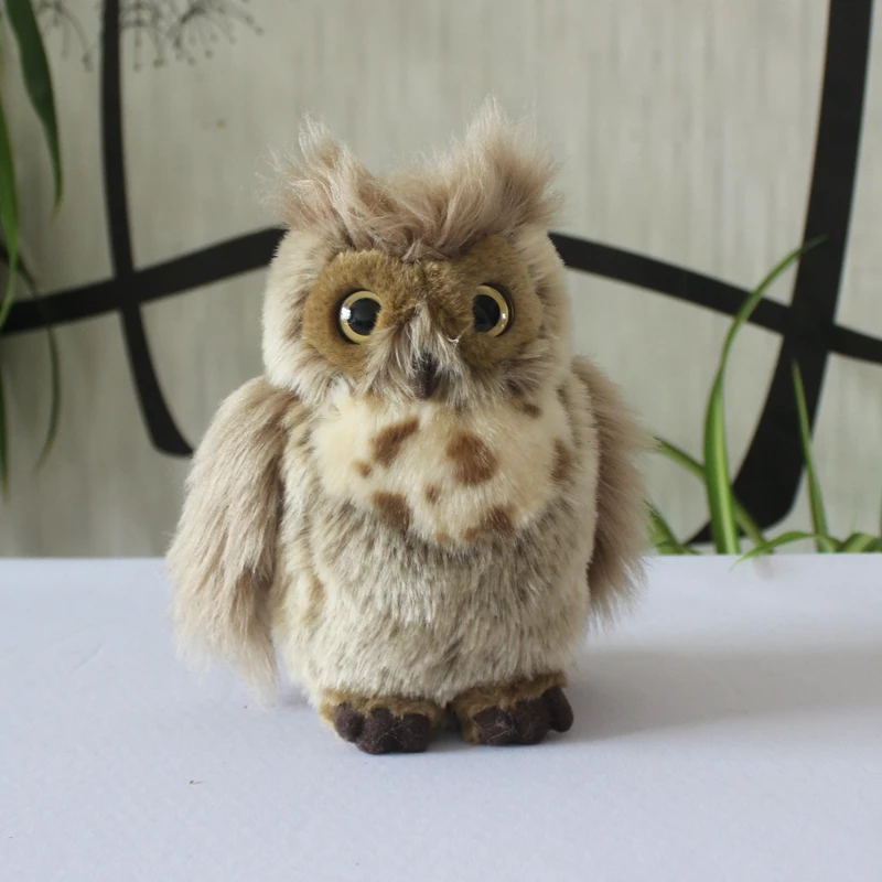 

Realistic Owl High Fidelity Cute Plushie Nighthawk Plush Toys Lifelike Animals Simulation Stuffed Doll Kawai Toy Gifts For Kids