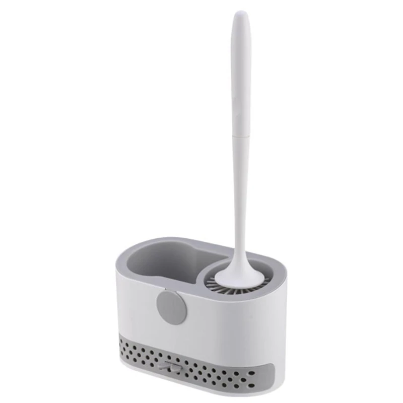 

Toilet Brush,Cleaning Toilet Brushes With Storage Compartment, Quick Drying Hygienic Bathroom Toilet Brush With Holder