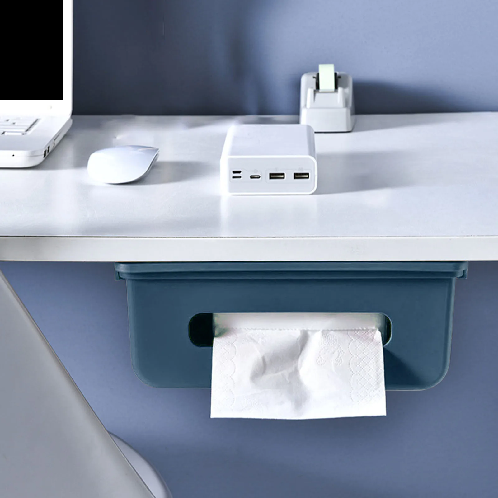 Ящик-органайзер под стол многофункциональный ящик для офиса столом хранения