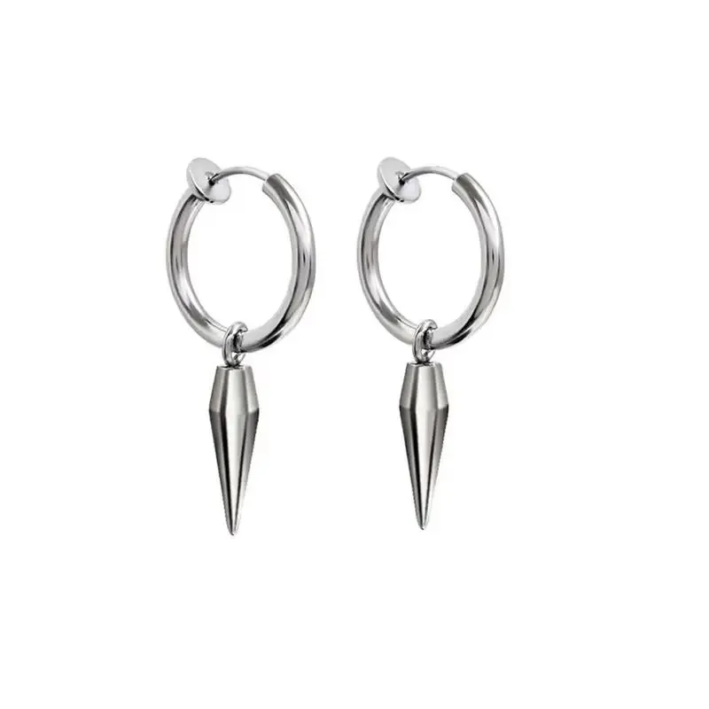 Аниме Fairy Tail панк серьги-гвоздики из нержавеющей стали для мужчин и женщин