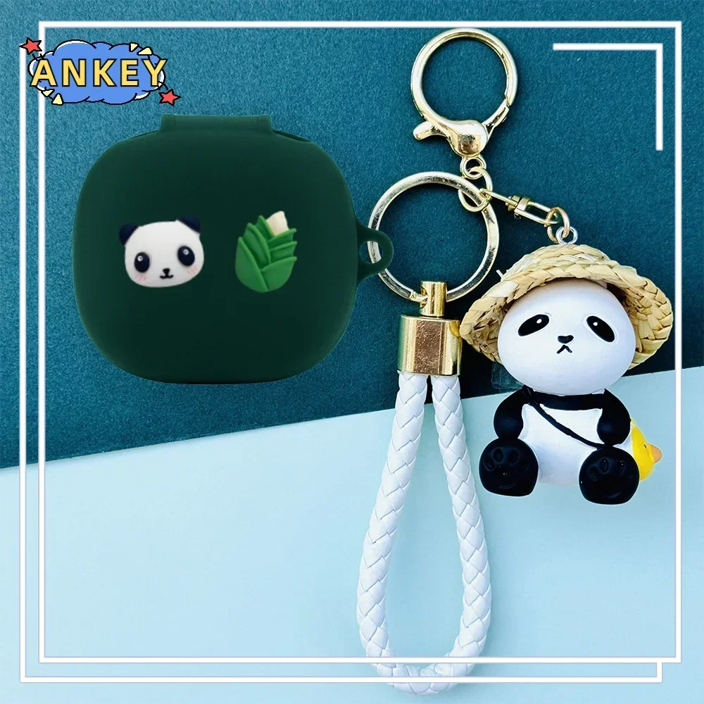 Чехол для SoundPEATS GoFree2 + силиконовые наушники с изображением медведя хлеба Мягкий