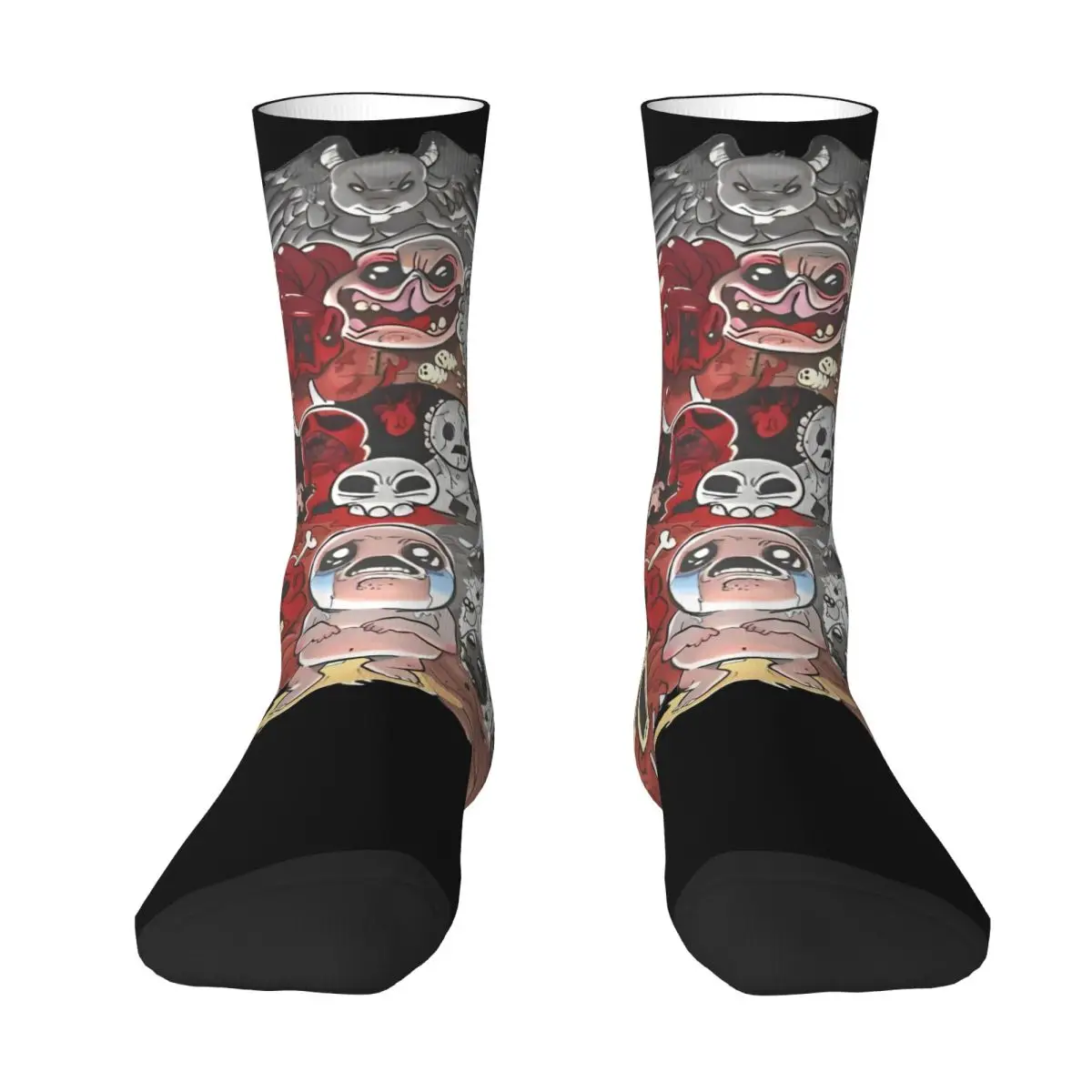 Чулки The Binding Of Isaac забавные носки с рисунком видеоигр весенние антибактериальные