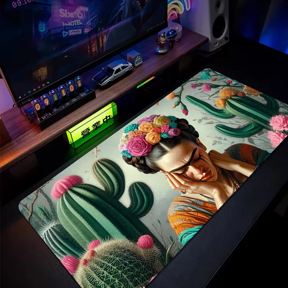 Напольный коврик для мыши F-FridaES-KahloES Настольный большие игровые аксессуары