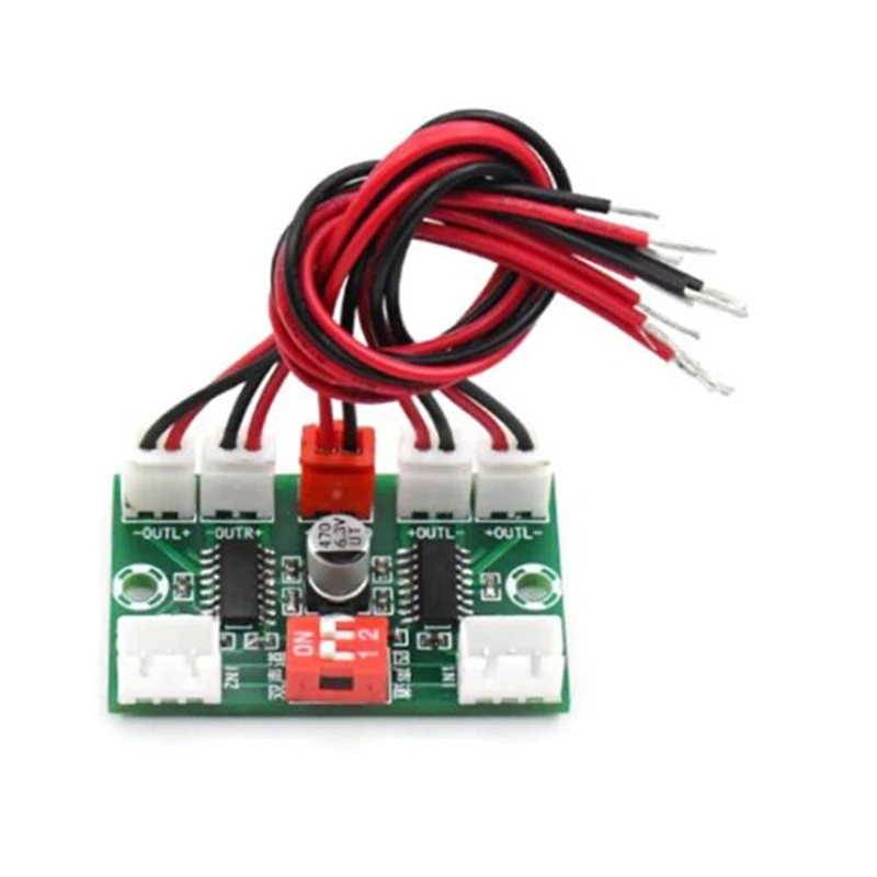 

5Pcs Mini XH-A156 PAM8403 Digital Audio Amplifier Board DC 5V 3Wx4 4 Channel AMP With Cable For Laptop Desk Speaker