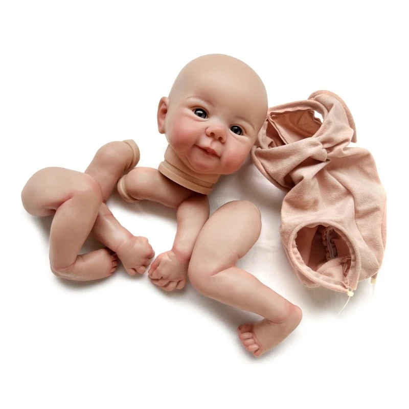 

Baby Kits 19" DIY Vinyl Painted Supplies Gifts for Beginners Collectors Cute Baby Realistic Blank Baby