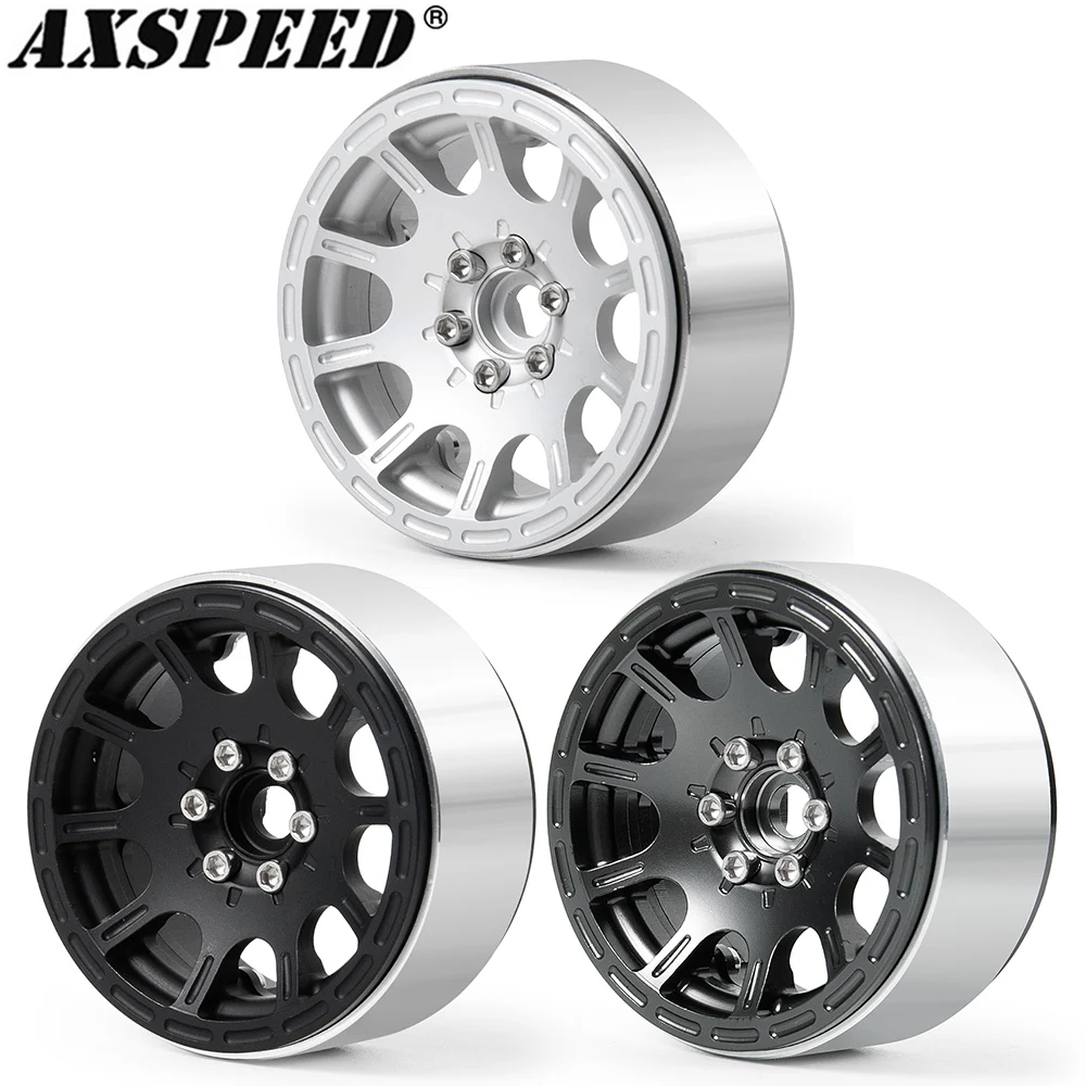 

AXSPEED 2,2 "металлическая ступица обода колеса Beadlock для Axial Wraith 90018 90048 SCX10 RR10 TRX4 TRX-6 1/10 детали для радиоуправляемого гусеничного автомобиля