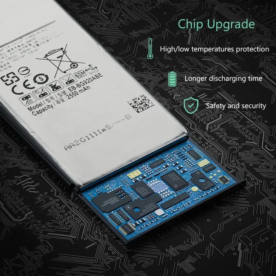 Аккумулятор для Samsung Galaxy S6 SM-G920 G920F G920i G920A G920V G9200 G9208 G9209 2550 мАч номер отслеживания