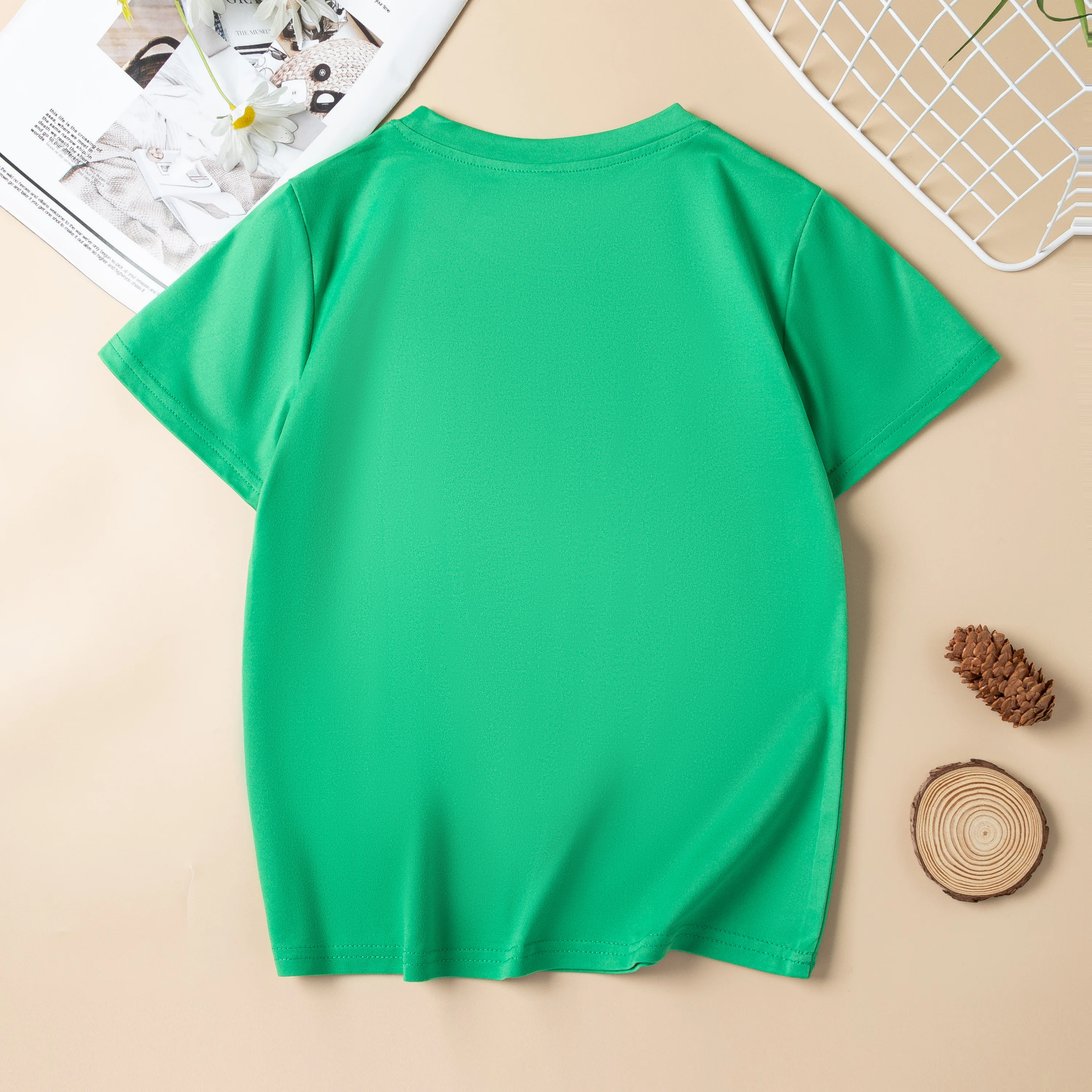 Футболка с коротким рукавом для мальчиков летняя одежда 2024 новая Корейская