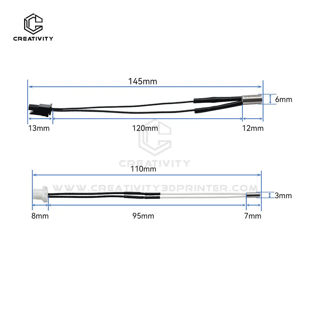 Комплект для экструдера MK4 24 в 40 Вт биметаллическая насадка V6 MY нагревательный