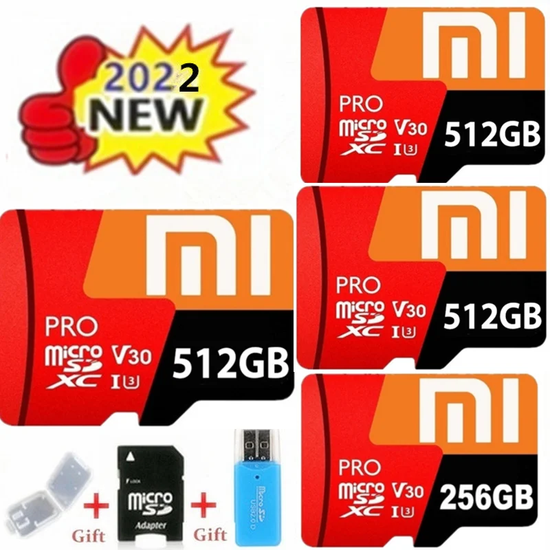 Высокоскоростной USB-накопитель Xiao Mi 1 ТБ 512 ГБ 256 128 SD Micro SDHC карта 10 UHS-1 TF для