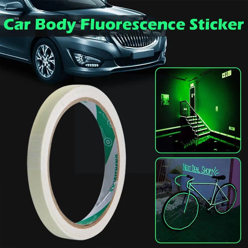 

High Quality Car Styling Reflective Tape DIY Stickers Body Hub Safety Motorcycle Decal Rim Stripe Automotive Warning Wheel C0S5