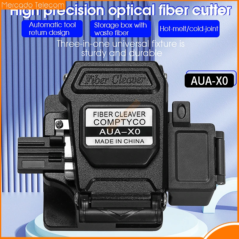 

High precision AUA-X0 fiber cleaver with waste fiber box, fiber optic cable cutter, fiber fusion splicer cutter