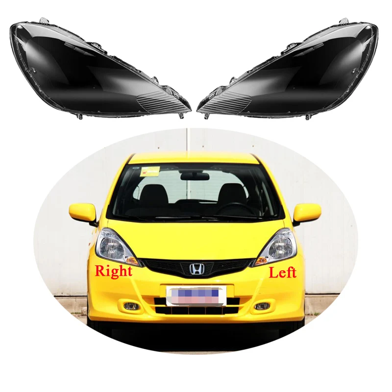 

Use For Honda Fit Jazz Hatchback 2011 2012 2013 Front Headlight Cover Lens Headlamp Shell Replace Original Lampshade Plexiglass