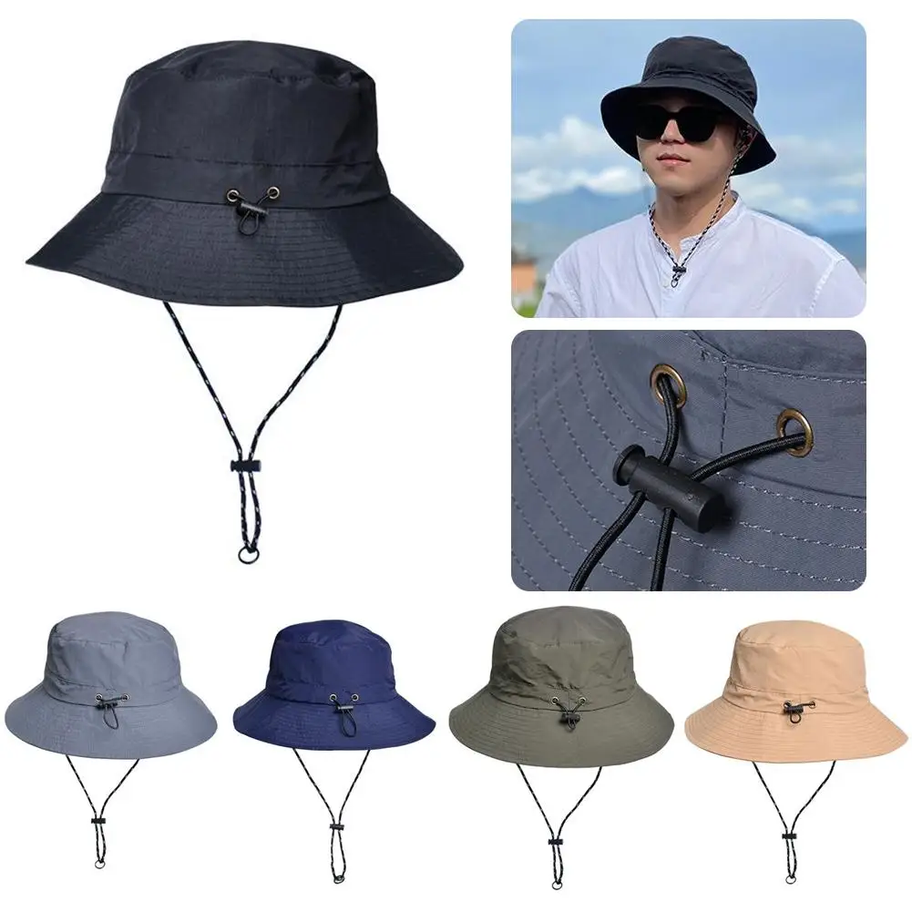 

1PCS Waterproof Fisherman Hat Women Men Summer Sun Anti-UV Protection Hats Outdoor Camping Hiking Mountaineering Fishing Caps