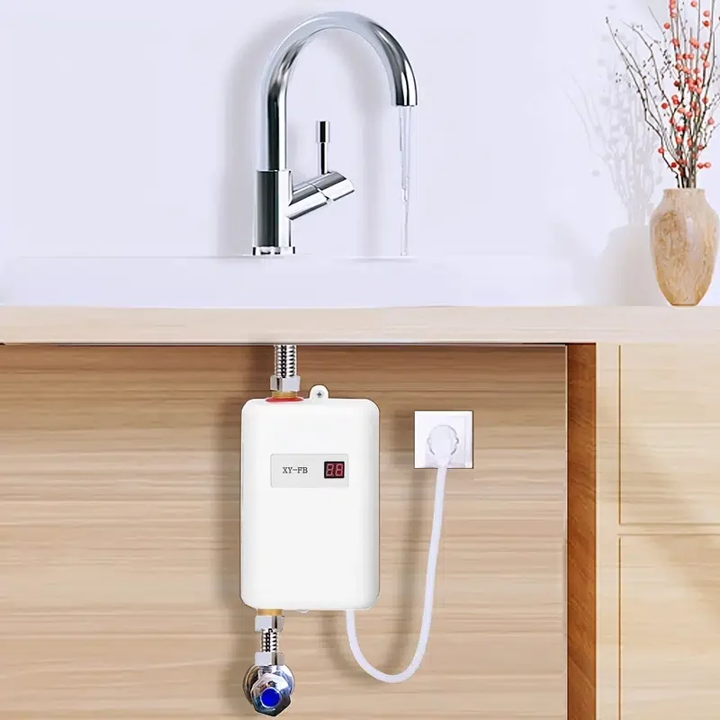 

Tankless Electric Water Heater 110 V Instantaneous Electric Water Heater Instant Heating Used For Sink Washing
