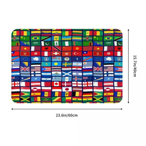 Флаги стран мира Международный подарок коврик для ванной