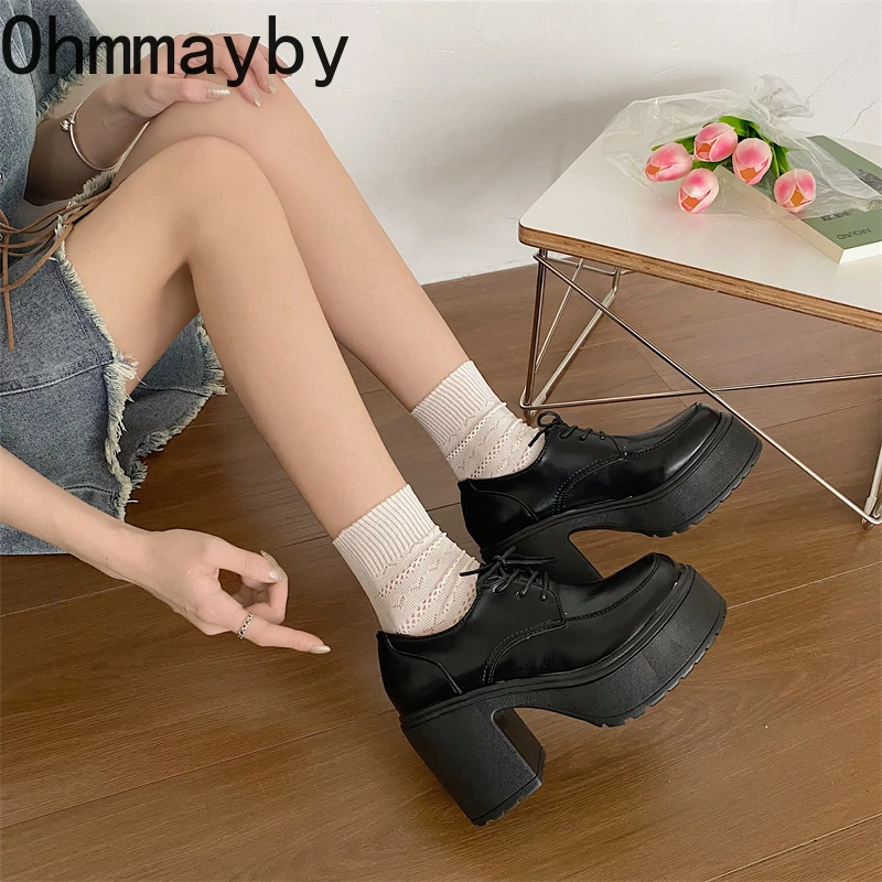 

Женские туфли на высоком каблуке, в японском стиле