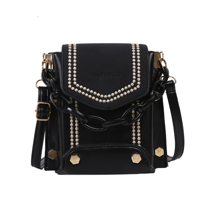 

Mini Women PU Leather Shoulder Bags Female Flap Messenger Wallet Chain Crossbody Square Bag Ladies Handbags Purse Bolsa