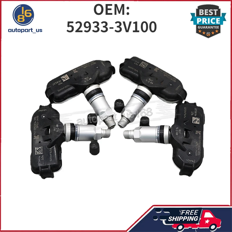 

52933-3V100 52933 3V100 529333V100 TPMS Tire Pressure Monitoring System Sensor For Hyundai I40 [VF] 2011-2014