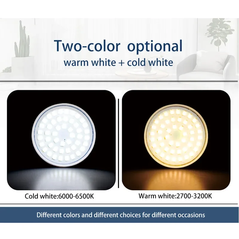 Светодиодная лампа E27 E14 MR16 GU10 110 В переменного тока 220 10 шт./партия