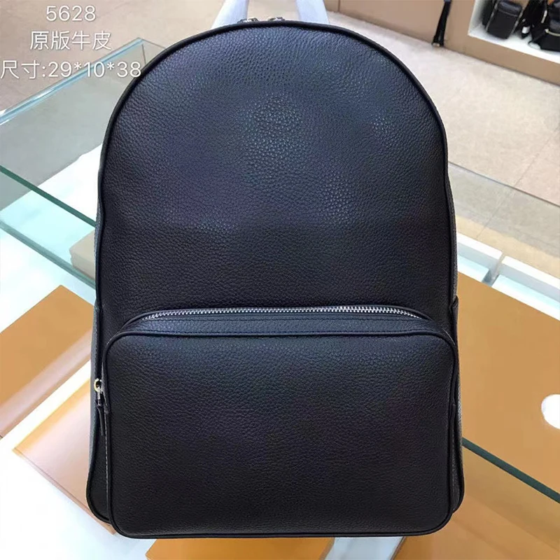 

Мужской кожаный рюкзак, деловая сумка для компьютера, повседневный и модный стиль, спортивная сумка для ноутбука, 2024