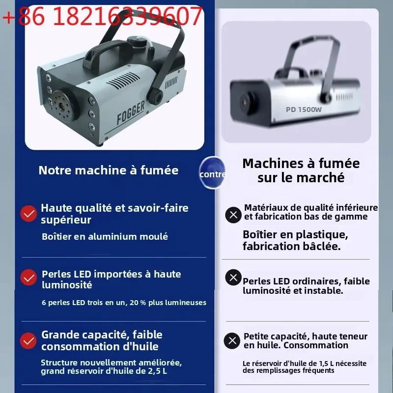 Портативная дымовая машина TAO 1200W с быстрым нагревом и пультом дистанционного управления для баров, клубов, DJ-вечеринок, прямых трансляций и студий (art.: 3920db73fd2aa) - 3920db73fd2aa
